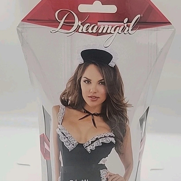 Lot Of 3 Dreamgirl Naughty French Maid Dress Fantasy Halloween Costume Outfit - Picture 2 of 6